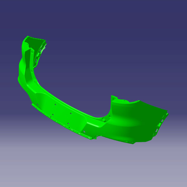 602000931AADQJ-1.jpg پوسته سپر عقب قسمت بالا - تیگو ۷ پرو - Image 1