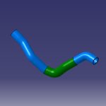 شیلنگ بالای رادیاتور - آریزو ۵ توربو