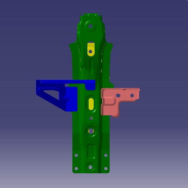 J69-5100310-DY.jpg تقویت ستون جلو چپ - ام وی ام X22 - Image 1