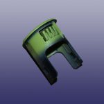 قاب دور سنسور دنده عقب سفید رنگ - X22