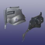 قاب پالونی عقب سمت چپ - ام وی ام X33S