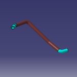 شیلنگ بالائی رادیاتور - ام وی ام X55