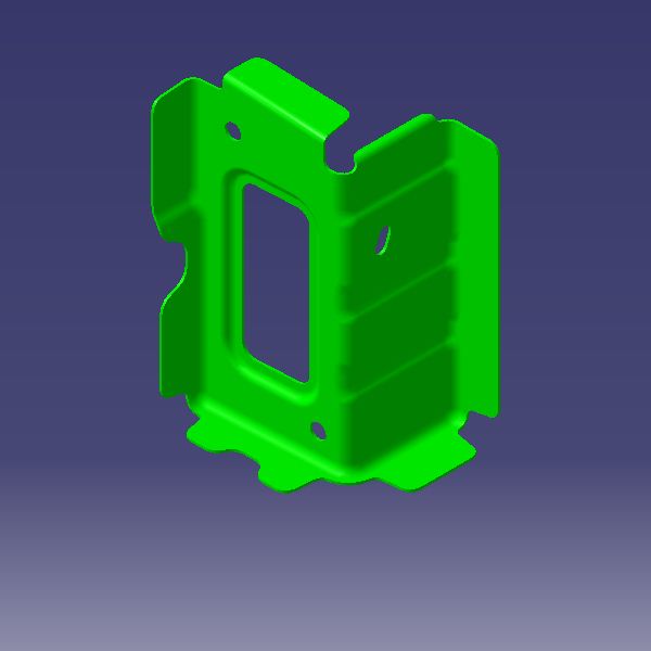 T15-8400352-DY-1.jpg پایه راست سینی جلوی موتور - Image 1