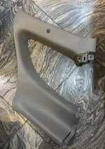 قاب ستون عقب بالا چپ X33 طوسی شرکتی